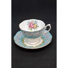 Royal Albert Enchantment Serisi Porselen Antika Fincan ve Tabağı 160 ml
