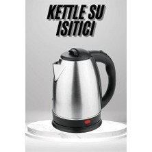 Zarif Paslanmaz Çelik Kettle 1.8 L 2000 Watt Su Isıtıcı