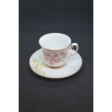 Abbetc Svanholm Adem ve Havva Temalı Porselen Kahve/çay Fincanı ve Tabağı 2 Parça 130 ml