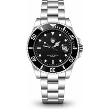 Watch of Royal Titan Silver Black Kol Saati