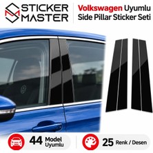 Sticker Master Volkswagen Uyumlu Kapı Direği Sticker Seti | 44 Model | Teramont x (2019 – 2020)