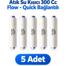 Sucool Su Arıtma Cihazı Atık Su Kısıcı 300 cc Flow - Quick Bağlantılı 5 Adet