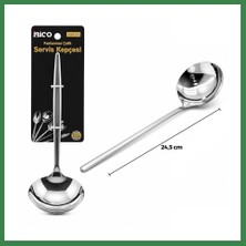 Bezos Krom Metal Servis Kepçe 24.5 cm BEZOS16