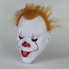 Korkutucu Joker Maske 31X22 cm Cadılar Bayramı Için