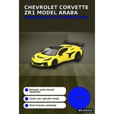 Eldenör Chevrolet Corvette Zr1 Model Araba 1/64 Ölçek Oyuncak Aracı BX-316216
