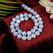 Moony Stone Kalsedon Doğal Taş Dizi (10 Mm)