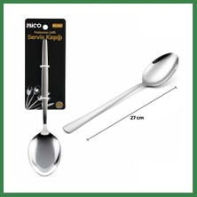 Bezos Krom Metal Servis Kaşığı 27 cm BEZOS16