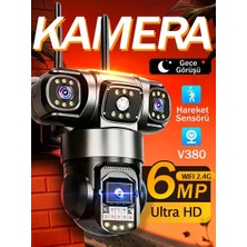 Dobest 6mp 4g Sım Kartlı Kablosuz Güvenlik Kamerası Güneş Enerjili Solar Dış Mekan Kamera Ptz Hareket Algılama Iki Yönlü Ses Gece Görüşü Anlık Bildirim IP66
