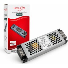 Helios 12V 12,5A 150W Şerit LED Trafosu – Metal Kasa Adaptör