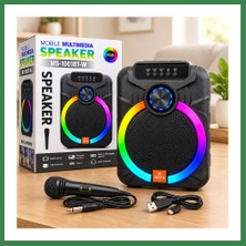 Bezos 10" Karaoke Bluetooth Hoparlör (Mikrofonlu, Şarjlı, Rgb) BEZOS16