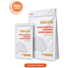 kleccs Siyah Nokta & Gözenek Burun Bandı, Derin Temizlik, 30 Paket/30 Bant