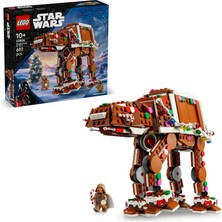 LEGO ® Star Wars™ Zencefilli Kurabiye AT-AT™ Walker 40806 –10+ Yaş Çocuklar için Minifigür İçeren Yılbaşı Oyuncak Yapım Seti (697P)