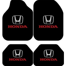 BigArts Home Honda Dekor Oto Paspas Takımı Tüm Modellere Uyumlu Makinede Yıkanabilir Universal Kalıp