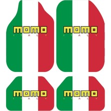 BigArts Home Momo Italy Dekor Oto Paspas Takımı Tüm Modellere Uyumlu Makinede Yıkanabilir Universal Kalıp