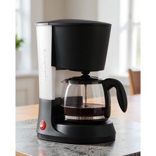 Teknodayım 1.2 Litre Filtre Kahve Makinesi Damlama Emniyetli Cam Karaflı