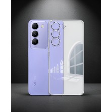 Teknodayım Vivo V30 Lite 4g Kılıf Lüx Şeffaf Silikon