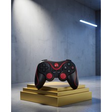 Tekno Ucuz Kablosuz Bluetooth Gamepad Titreşimli XUCZX3GAMEPAD-3