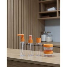 Teknodayım 30 ml 5'li Seyahat Şişesi Seti Çantalı