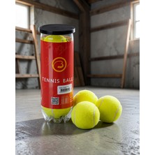 Teknodayım Tenis Topu 3'lü Set Dayanıklı Antrenman ve Maç Topları Uczzzüçlütenistopu-1
