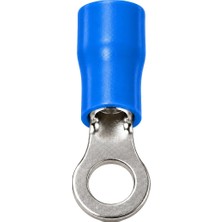 Powermaster PM-39060 1,5-2,5mm2 Kesit 20X6,5X6,5MM Soket Mavi Izoleli Kablo Pabucu (100'LÜ Paket)