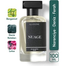 ILLUSIONE Nuage EDP Erkek Parfüm 100ml | Narenciye-Marin-Fresh | Deniz, Bergamot, Narenciye, Amber