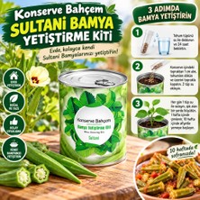 Eseno Select Konserve Bahçem Evde Konservede Sultani Bamya Yetiştirme Kiti
