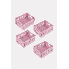 Aykasa 4 Adet - Micro Box Cherry Blossom Katlanabilir Kasa 111506