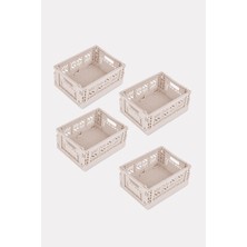 Aykasa 4 Adet - Micro Box Coconut Milk Katlanabilir Kasa 111506