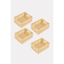 Aykasa 4 Adet - Micro Box Banana Katlanabilir Kasa 111506