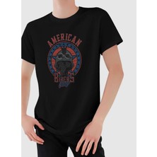 Bk Gift Motorsiklet Tasarımlı Erkek Siyah T-Shirt -2, Arkadaşa Hediye, Doğum Günü Hediyesi, Sevgili Hediyesi Large