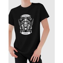 Bk Gift Motorsiklet Tasarımlı Erkek Siyah T-Shirt -4, Arkadaşa Hediye, Doğum Günü Hediyesi, Sevgili Hediyesi Large