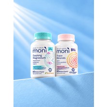 Moni Vitamins Kadın Gün Boyu Mineral Avantajlı Paket | Trace Mineral Women 60 Vegan Kapsül - DAYLONG Magnezyum 60 Vegan Kapsül