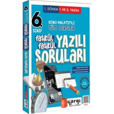 Yargı Yayınevi Yargı Ders Arkadaşım 6. Sınıf 1. Dönem Konu Anlatımlı Tüm Dersler Fasikül Fasikül Yazılı Soruları