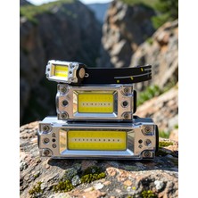 Tekno Ucuz Kafa Lambası 10 cm Uzunluk XPE95LM + Cob 120 Lm