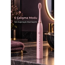 Svoria Store  Pembe Elektrikli Diş Fırçası Ipx7 Suya Dayanıklı