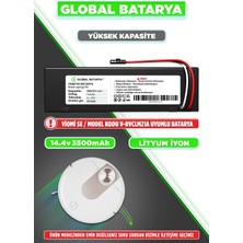 Global Batarya Viomi Se Uyumlu Akıllı Robot Süpürge Bataryası 14.4V 3500MAH Li-Ion Pil (Yüksek Kapasite)