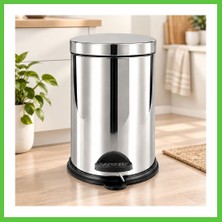 Bezos 12 L Metal Pedallı Çöp Kovası Vengners