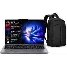Lenovo Ideapad Slim 3 16ARP10 83K800DKTR Amd Ryzen 7-170 8gb 512GB SSD WIN11 16" IPS   - Emt Çanta