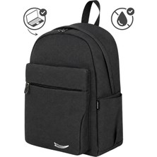 Baggor Su Geçirmez, Laptop Bölmeli Sırt Çantası - Dayanıklı Kanvas Kumaş, Çok Cepli Üniversite, Seyahat, Okul, Iş, Günlük Sırt Çantası- Unisex - Siyah, Haki Yeşil, Kum Rengi