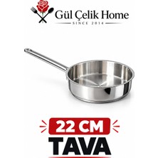 Gül Mutfak 22 cm Derin Tava