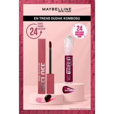Maybelline New York Lifter Gel - 08 Berry Twist  & Super Stay Peel Off -  02 Haze
