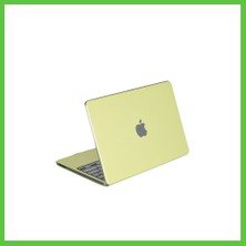 Bezos MacBook Neo Şeffaf Macbook Kapak - Yeşil Vengners