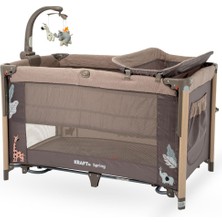 Kraft Spring Anne Yanı Oyun Parkı 70X120 cm Bej