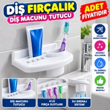 NW NessiWorld Banyo Diş Macunu Diş Fırçası Tutacağı Bardağı Fırçalık Stand