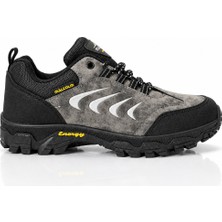 Tonny Black Erkek Füme Siyah Termo Taban Rahat Bağcıklı Outdoor Ayakkabı