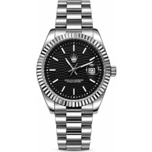 Watch of Royal Lyric Silver Silver Black Kol Saati