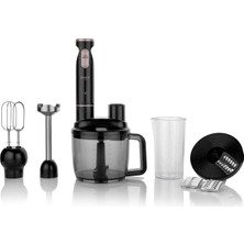 Schafer Chef Blend Çoklu Set Mega Blender 1500 W Güçlü Fonksiyonlarla 1,5 lt Kapasiteli rosegold