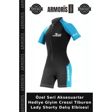 Armoris Özel Seri Aksesuarlar Hediye Giyim Cressi Tiburon Lady Shorty Dalış Elbisesi