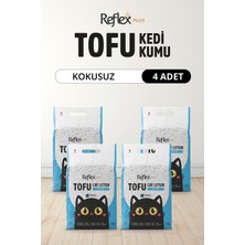 Reflex Plus Kokusuz Tofu Kedi Kumu 7l x 4 Adet
