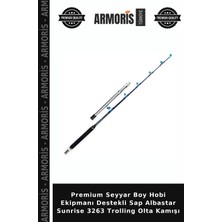 Armoris Premium Seyyar Boy Hobi Ekipmanı Destekli Sap Albastar Sunrise 3263 Trolling Olta Kamışı